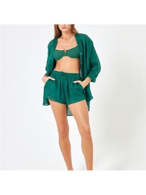 LSPACE X Revolve Rio Short in Emerald